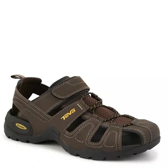 Teva Men’s Forebay Sandal, brown, Size 11, Velcro outdoor athletic sandals Teva Forebay Men main image 3